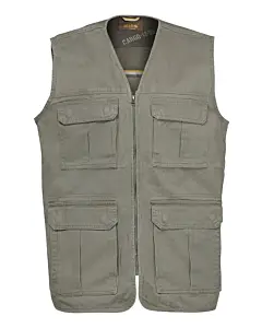 Gilet Cargo Beige Idaho