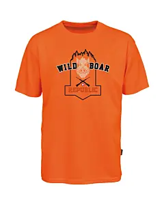 Tee Shirt Percussion Wild Board Republic II Orange