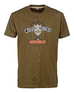 Tee Shirt Percussion Wild Board Republic II Kaki