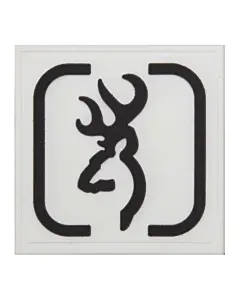 Badge Browning Blanc