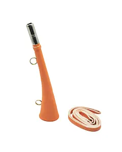 Corne Plate Orange 25 cm avec Bretelle