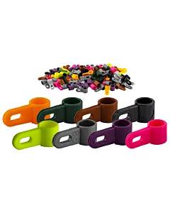 Lot De 20 Bagues D'attelage 10 Couleurs x2