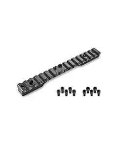 Rail en Acier Carbon 0 MOA pour Carabine Bergara - Action Longue