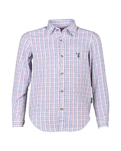 Chemise Enfant Percussion Petits Carreaux Rouge