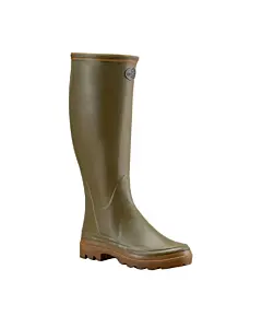 Bottes Giverny Femme Le Chameau Doublées Jersey Vert Vierzon