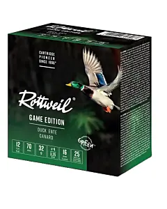 Cartouches de Chasse Canard Rottweil Cal 20 N°5
