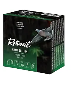 Cartouches de Chasse Pigeon Rottweil Cal 20/70 N°6