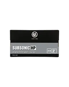 Balles 22LR Percussion Annulaire RWS Subsonic HP