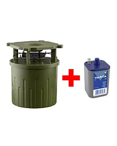 Pack Agrainoir automatique 6V + Pile Varta Longlife 4R25X – 7,5 Ah