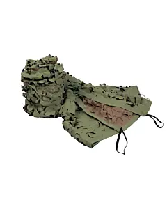 Filet Camouflage Stepland Camo Cordé Kaki Et Marron