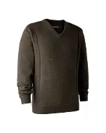 Pull De Chasse Col V Deerhunter Sheffield Dark Elm