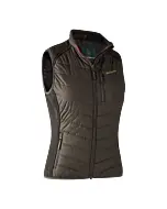 Gilet Doudoune Sans Manches Femme Deerhunter Caroline Brown Leaf